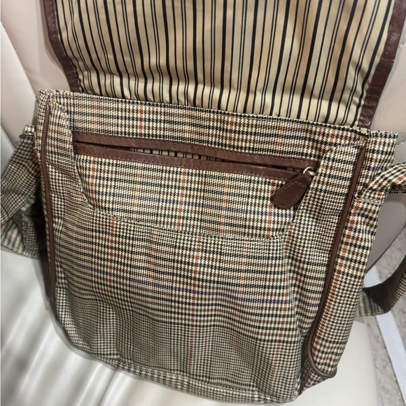 The North Face Brown Plaid Men's Bag - Picture 3 of 5